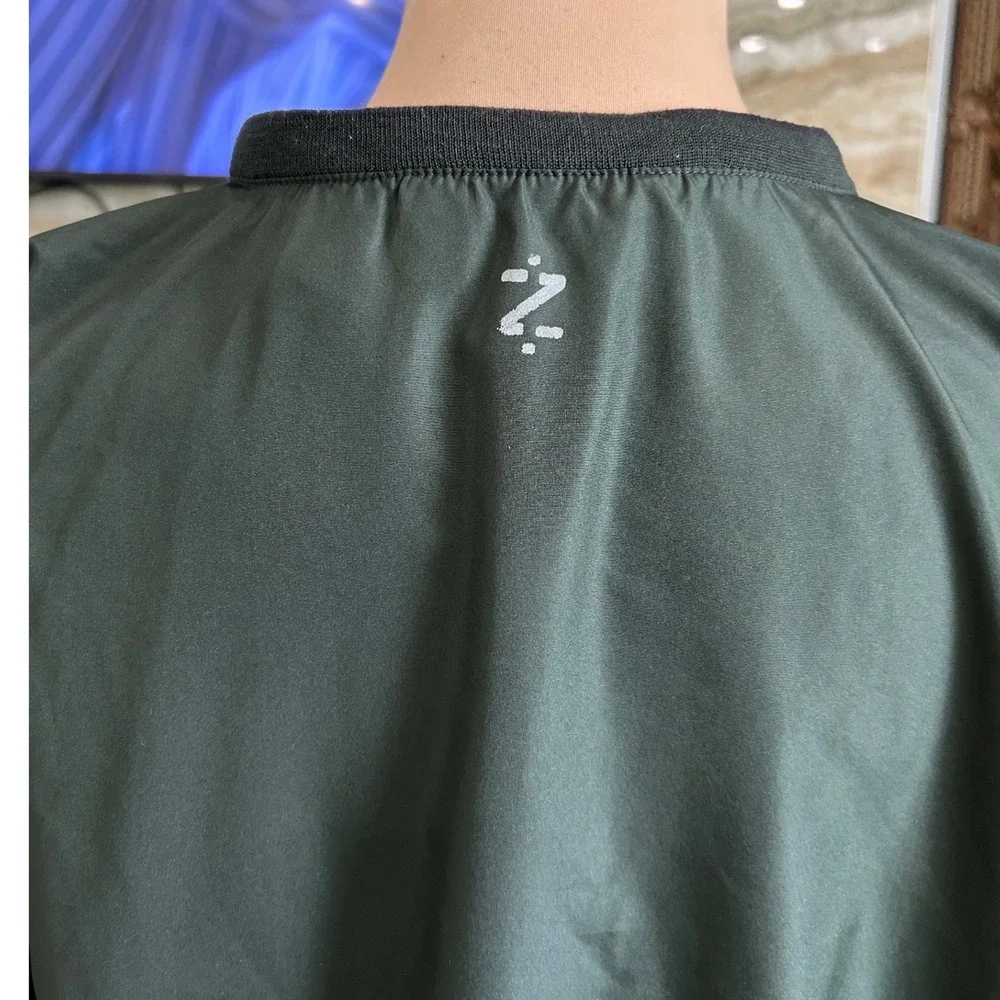 IZOD Golf Pullover Windbreaker Jacket Mens Medium V Neck‎ Long Sleeve